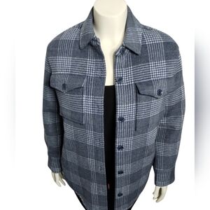Reformation Women Size Small Wool Plaid Preppy Shacket‎ Flannel Grungecore Shirt